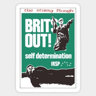 Brits Out - The Starry Plough Sticker